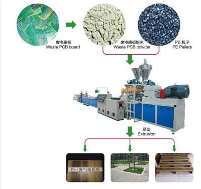 Waste PCB Board One-Step Extrusion Line