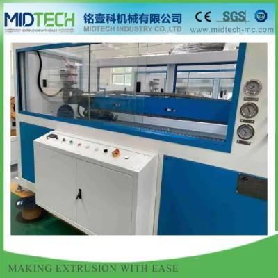 Plastic SPVC/PVC/ Pipe/Granules Process Conical Twin Screw Extruder Machine