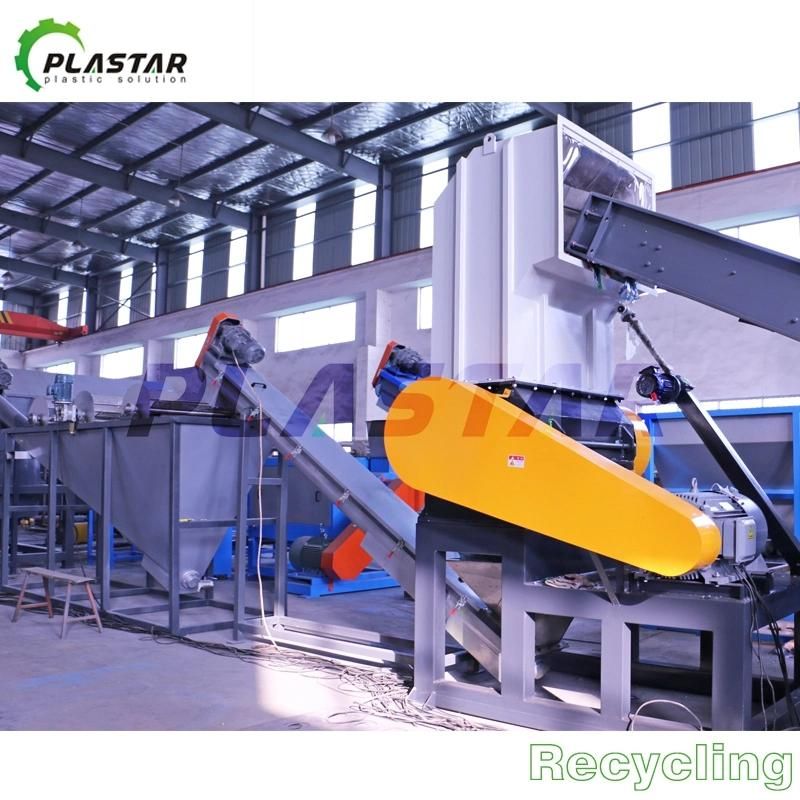 Waste Pet/HDPE/LDPE/PP/PE Bottles Films Woven Bags/Nylon/Flakes Plastic Crushing Washing Recycling Production Line Plastic Recycling Machine