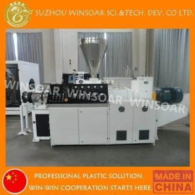 Plastic Double Screw Extruder for PVC Ceiling Edge Band Profile Production Line