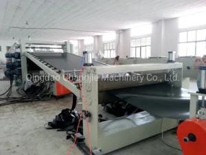 PE PP Single Layer Sheet/Board Three Calender Extruder Extruding Making Machinery