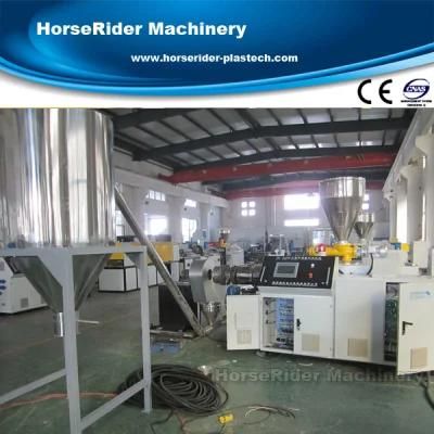 Twin Screw Design PVC Plastic Pelletizing Machine with Ce/ISO Certification