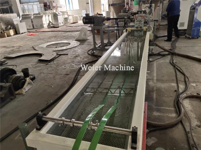 200kg/H Two Straps PP Pet Strap Band Production Line by Single Screw Extruder