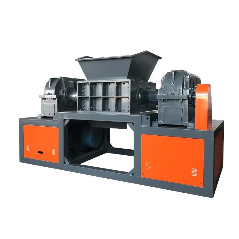 Rubber Plastic Waste Recycle Shear Shredder Machine for Car Tyre Plastic Metal Steel