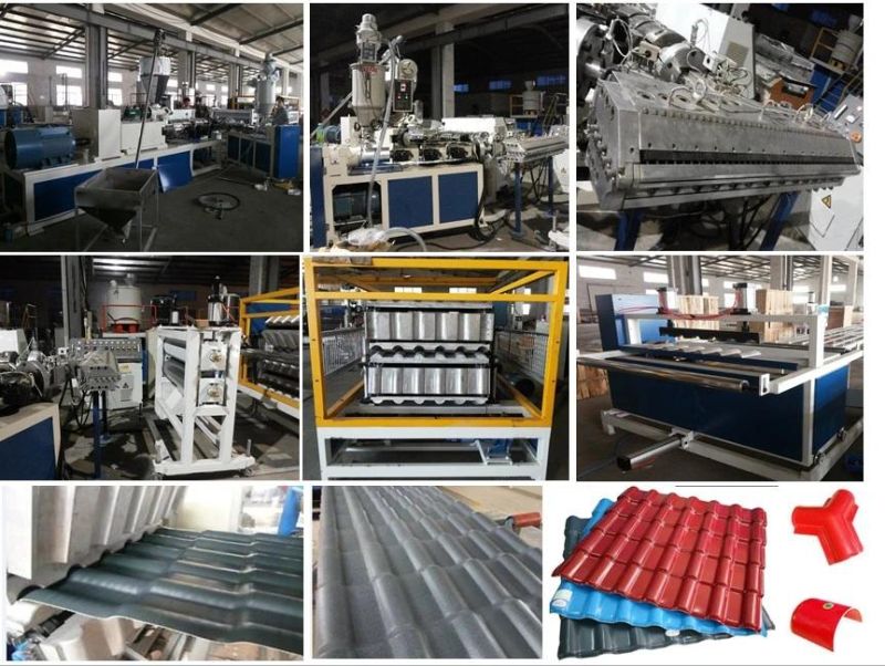 Plastic Corrugated Roofing Tiles Making Line/Making Line for Roofing Tiles