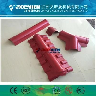 Color Roof Spanish Style Plastic Construction Material Synthetic Resin Roof Tile Machine