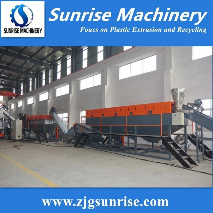 PE ABS Nylon Pet Waste Plastic Recycling Washing Granulating Machine