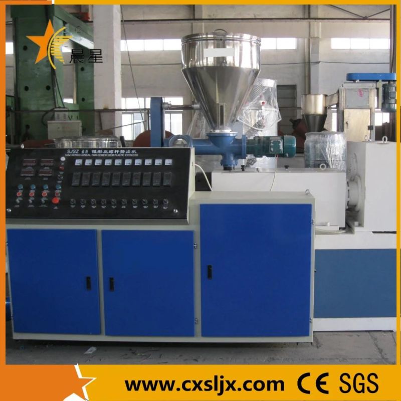 Waste Material Soft and Rigid PVC Granulation Production Line with Hot-Die Cutting