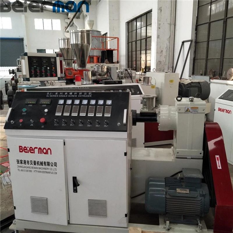 Plastic Sj Sjsz Series Different Kinds Single Screw Conical Twin Screw Extruder for Pipe Profile Making
