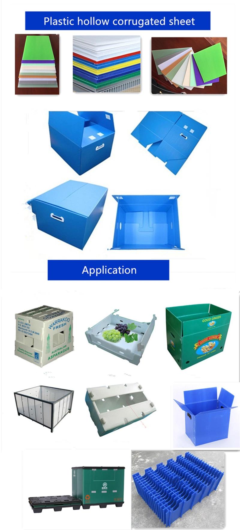 PP Polypropylene Carton Box Making Machine/PP Hollow Corrugated Sheet Making Machine/PP Sheet Machine/PP Twin Layer Sheet Machine