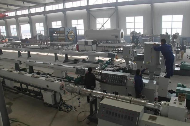 HDPE Water Supplying Solid Wall Pipe Extrusion Line