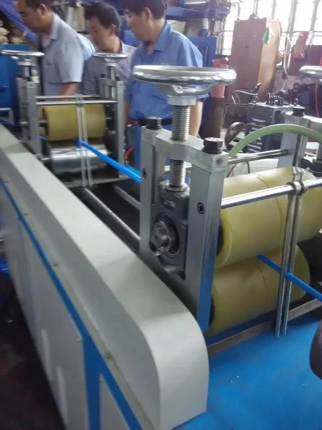 PVC Film Blowing Machine Flat Blow of Barrel Infrared Hot Air Communication