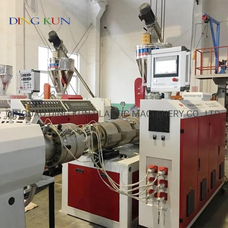 PVC Plastic Double Pipe Machine