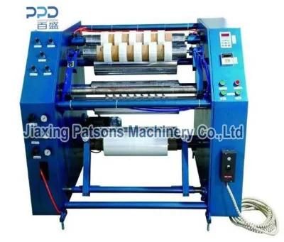 High Production Narrow Banding Stretch Film Slitter and Rewinder
