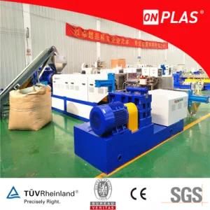 Double Stage Plastic Extrusion Machine for PC ABS Pelletizing