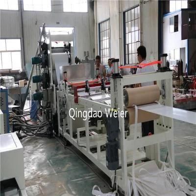 PVC Edge Banding Extrusion Line with Three Color Printing Machine