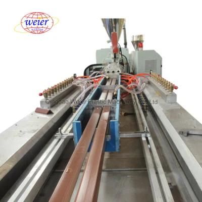 WPC with PE Terrace Decking Extrusion Machine with Wood Power Machine Crusher Mixer ...