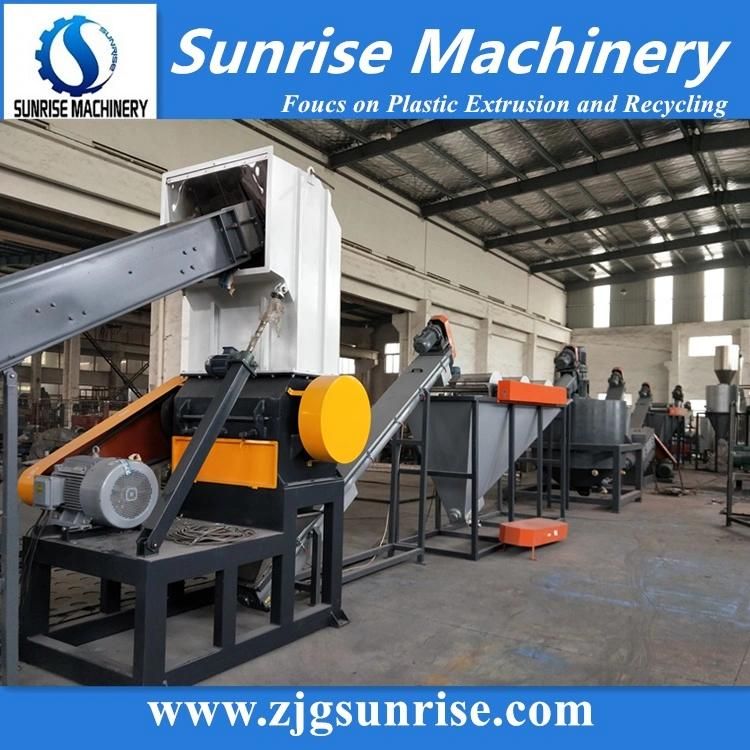 PE ABS Nylon Pet Waste Plastic Recycling Washing Granulating Machine