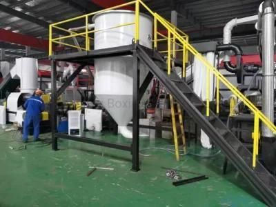 PE PP Plastic Bag Double Stage Pelletizing Line