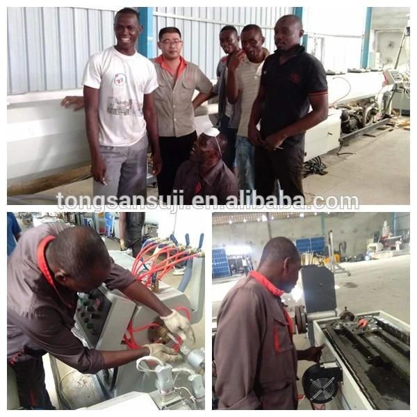 PP PE EVA Flexible Spiral Washing Machine Corrugated Water Drainage Inlet Outlet Hose Pipe Extruder Making Machine Line