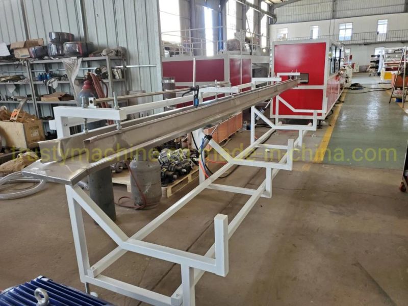 Sjsz80/156 PVC Door Frame/Ceiling/Wall Panel Profile Extrusion Line