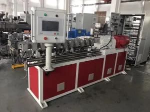 Te-50 PP PE PA PS Filler Masterbatch Small Plastic Extrusion Machine