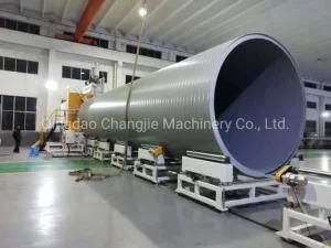 6000mm HDPE/PP Hollowness Winding Pipe/Tank Extruder Extrusion Production Machine ...