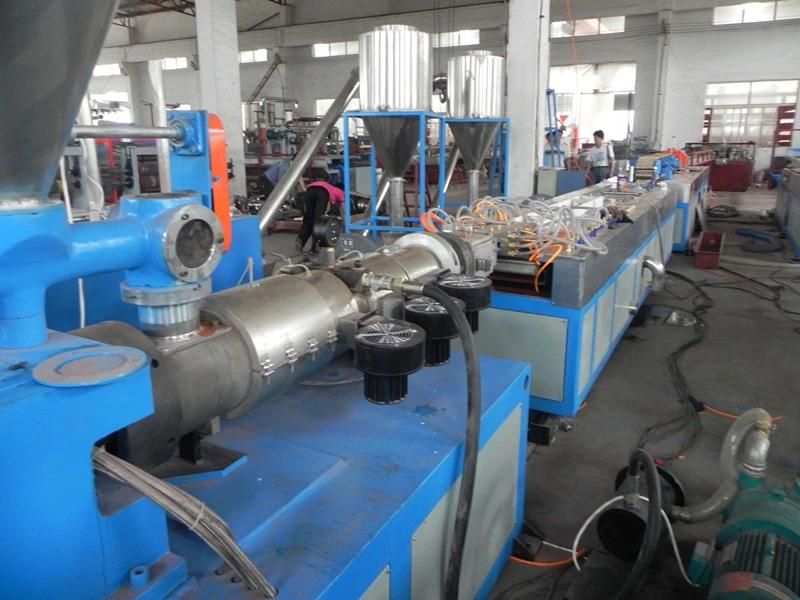 WPC Outdoor Profile Machine Plastic Extruder (SJSZ-65/132)