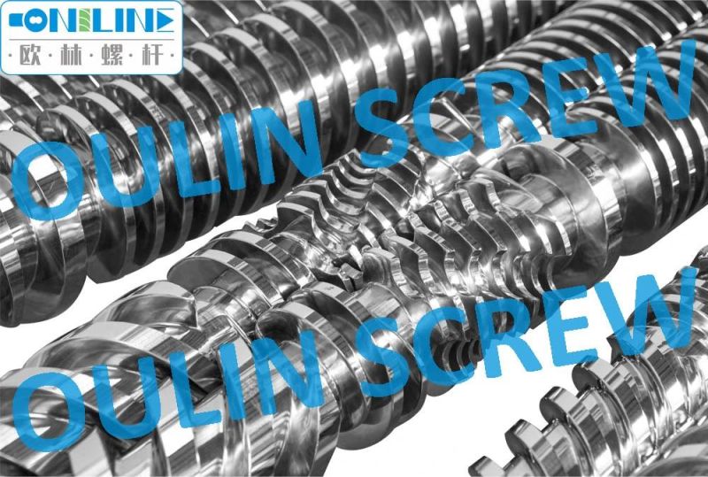 Nitrided Twin Conical Screw Barrel for PP PE ABS PVC