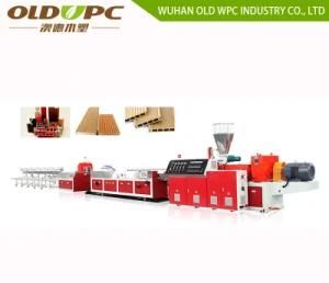 Manufacturer Wood Plastic Board Making Machine / WPC Foam Board Sheet Extrusion Line