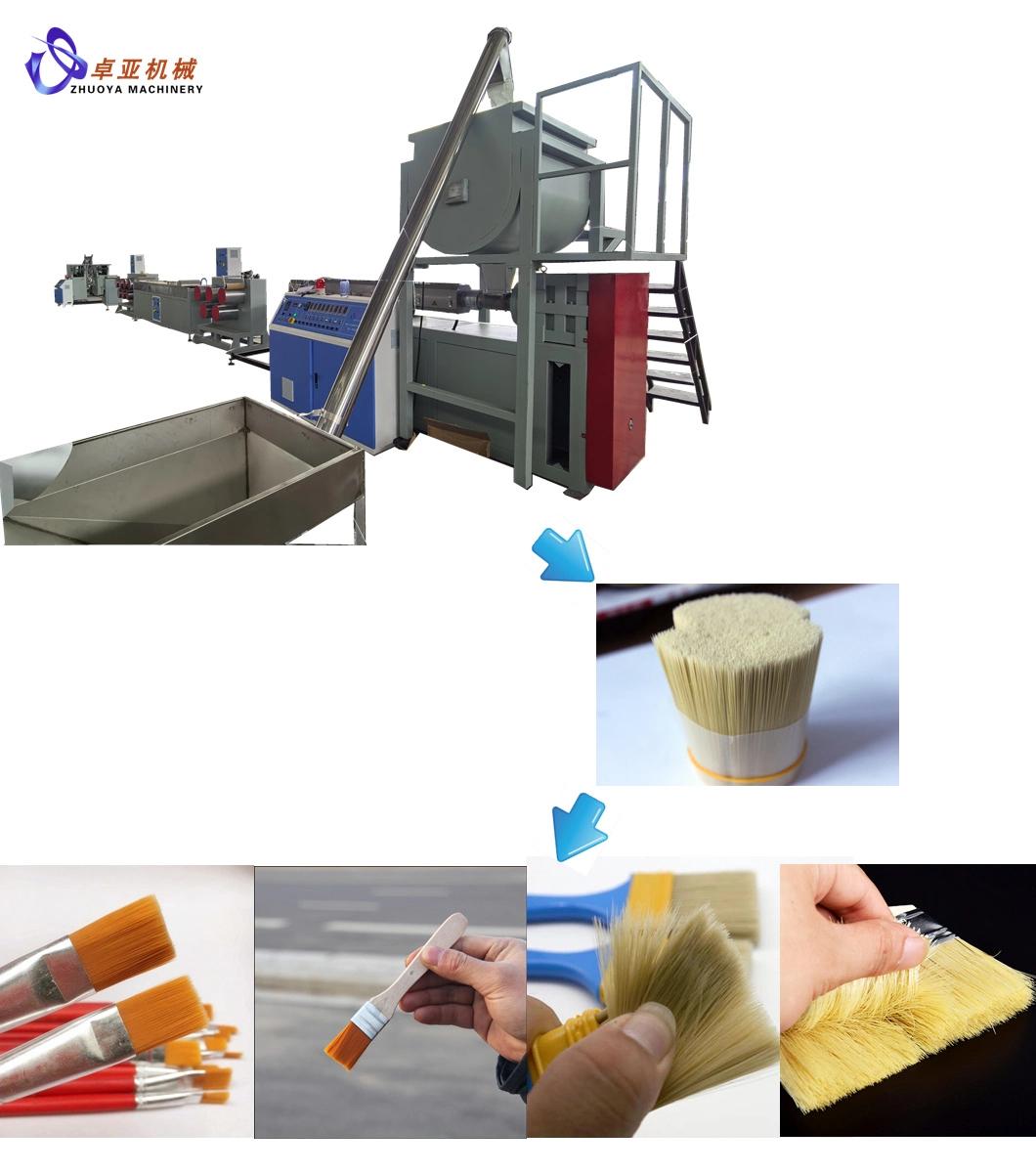 Synthetic Pet/PBT Paint Brush/Artist Brush/Painting Brush Fiber Plastic Filament Extruder Machine