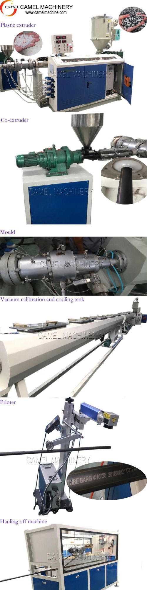 High Quality PE PP PPR HDPE Pipe Extrusion Making Machine