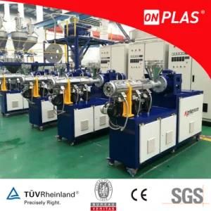 Laboratory Testing Single Screw Pelletizing Extruder