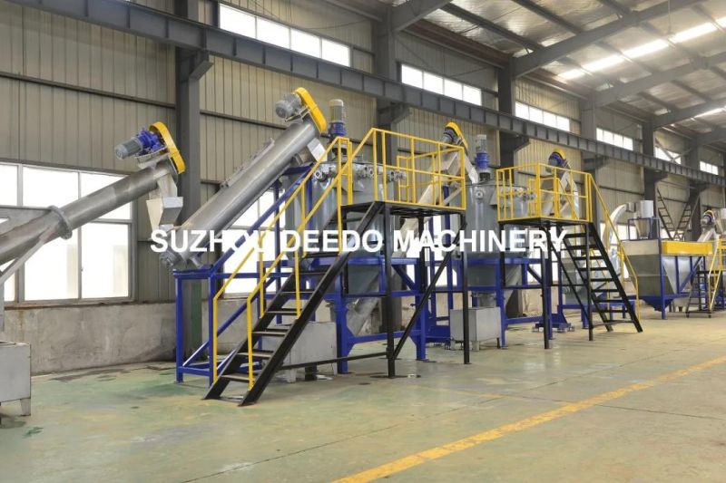 Pet Plastic Bottle Crushing Washing Drying Recycling Machine