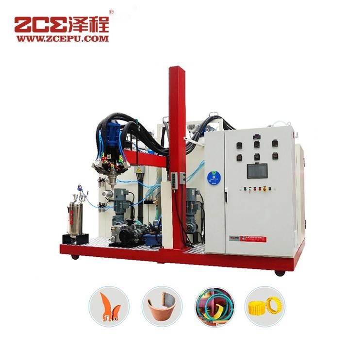 Large Flow Elastomer Casting Machine with Independent PLC Control System
