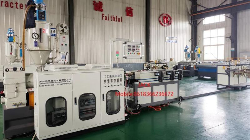 PP PE PVC Flexible Corrugated Pipe Production Line