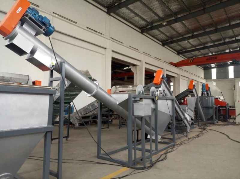 Pet PP PE ABS PC Plastic Recycling Machine / Waste Plastic Film Bottle Woven Bag Flakes Recycling Washing Granulating Pelletizing Shredder Crushing Machine