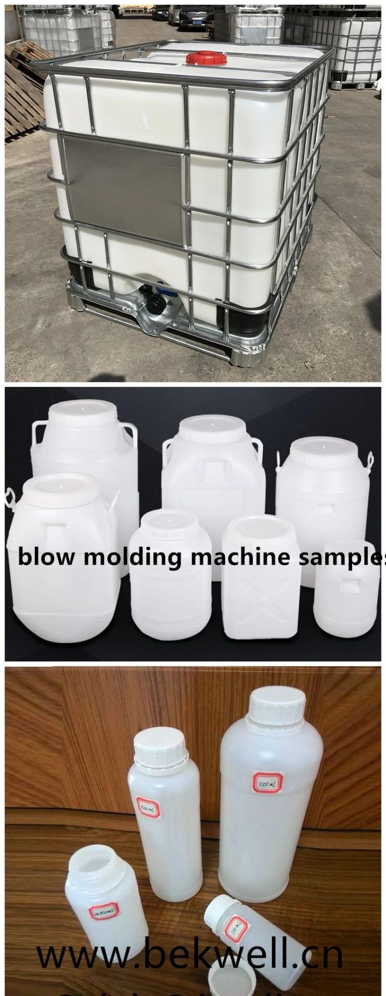 Made in China Jwell&Bekwell 1000L Plastic Blow Molding Machine for Making IBC Water Tank
