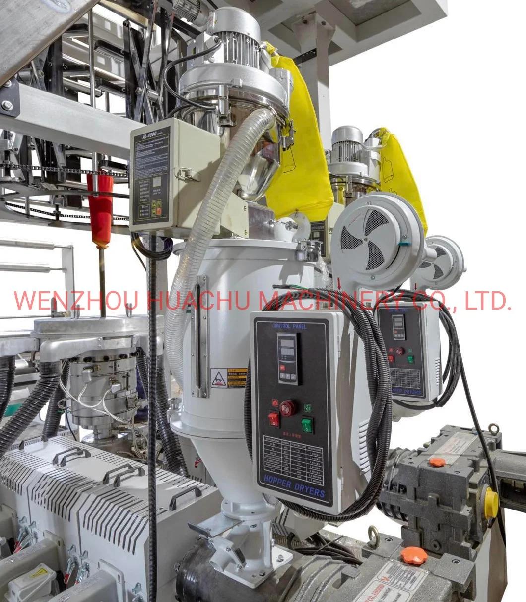 HDPE LDPE Extruder Plastic Agricultural ABA Film Blowing Machine