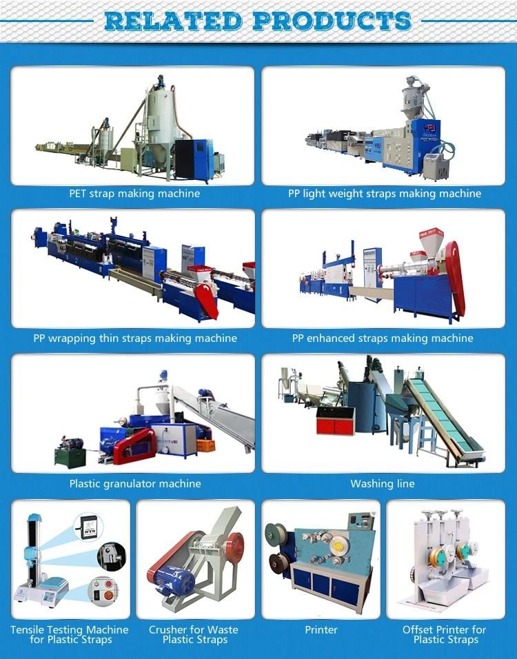 Newest Pet PP Strap Band Production Line Pet Strip Packing Strip Machine