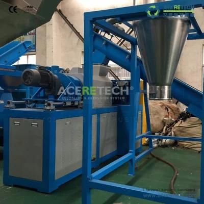 Plastic Squeezing Dewatering Machine on 95%