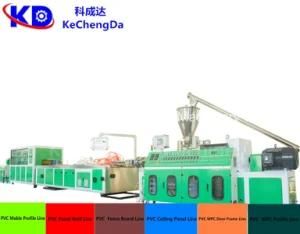 PVC/PE WPC Wood Plastic Profile/Deck Board Making Extrusion Extruder