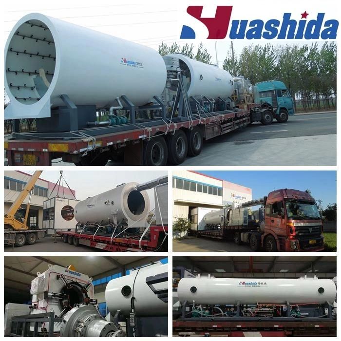 Plastic HDPE Jacket Pipe Extrusion Line for Pre-Insulated Pipe Production
