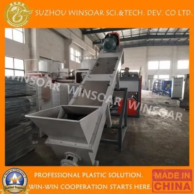 Waste Plastic HDPE Milk Bottle Flakes Scraps Washing Recycling Line