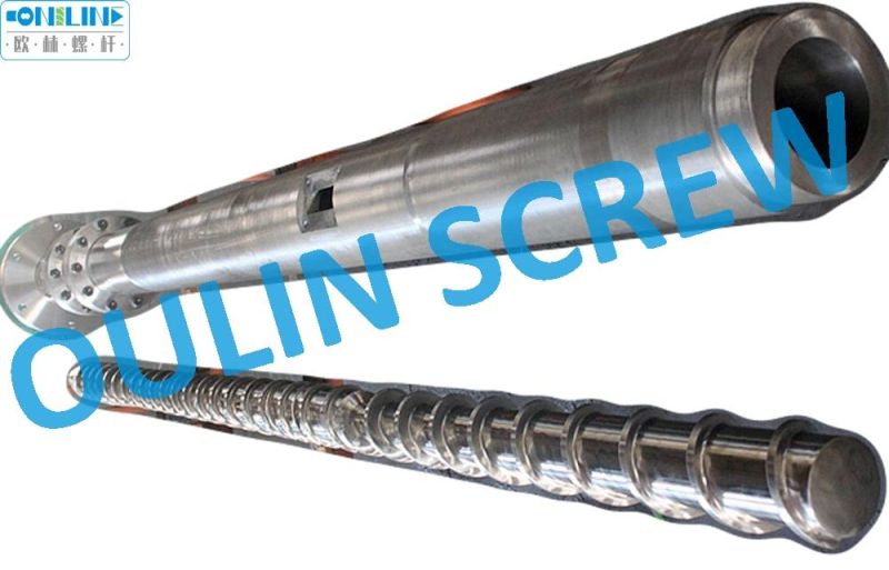 Supply 115mm Venting Type Screw and Barrel for Plastic Pelletizer