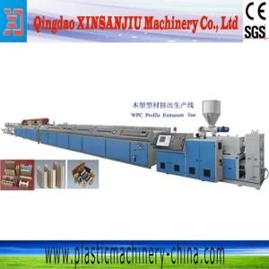 PE Wood Plastic Profile Production Line