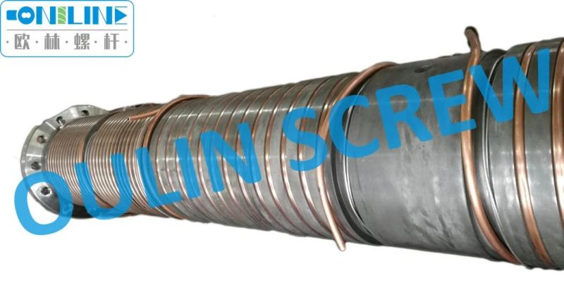 Bimetallic Kmd Twin Parallel Screw and Barrel for PVC/WPC Board Extrusion