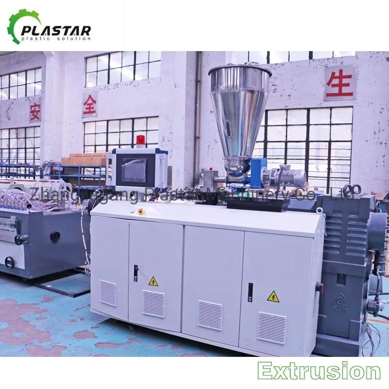 PVC Tile Trim Plastic Extrusion Profiles Ceramic Corner Edging Making Extrusion Machine