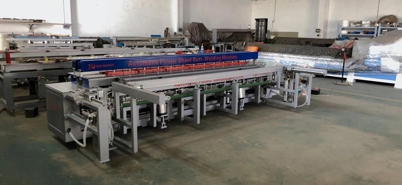 Automatic Plastic Polypropylene PE Hmwpe PVC PVDF Sheet Butt Welding Rolling Bending Machine/Plastic Bender