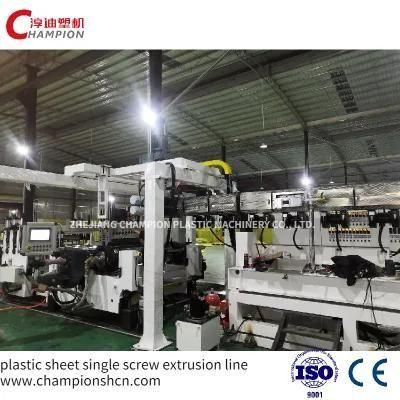 Corrugated PC Sheet/PC Flat Sheet /Solid Sheet Extrusion Making Production Line